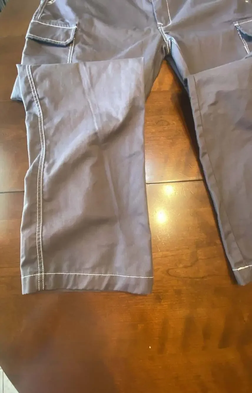 True Religion Men's Bracken Brown Cargo Pants Contrast Stitch Size 40